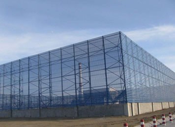 哈爾濱電廠防風抑塵網安裝案例